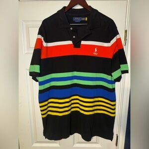 Ralph Lauren Men's Multicolor Striped Polo Shirt